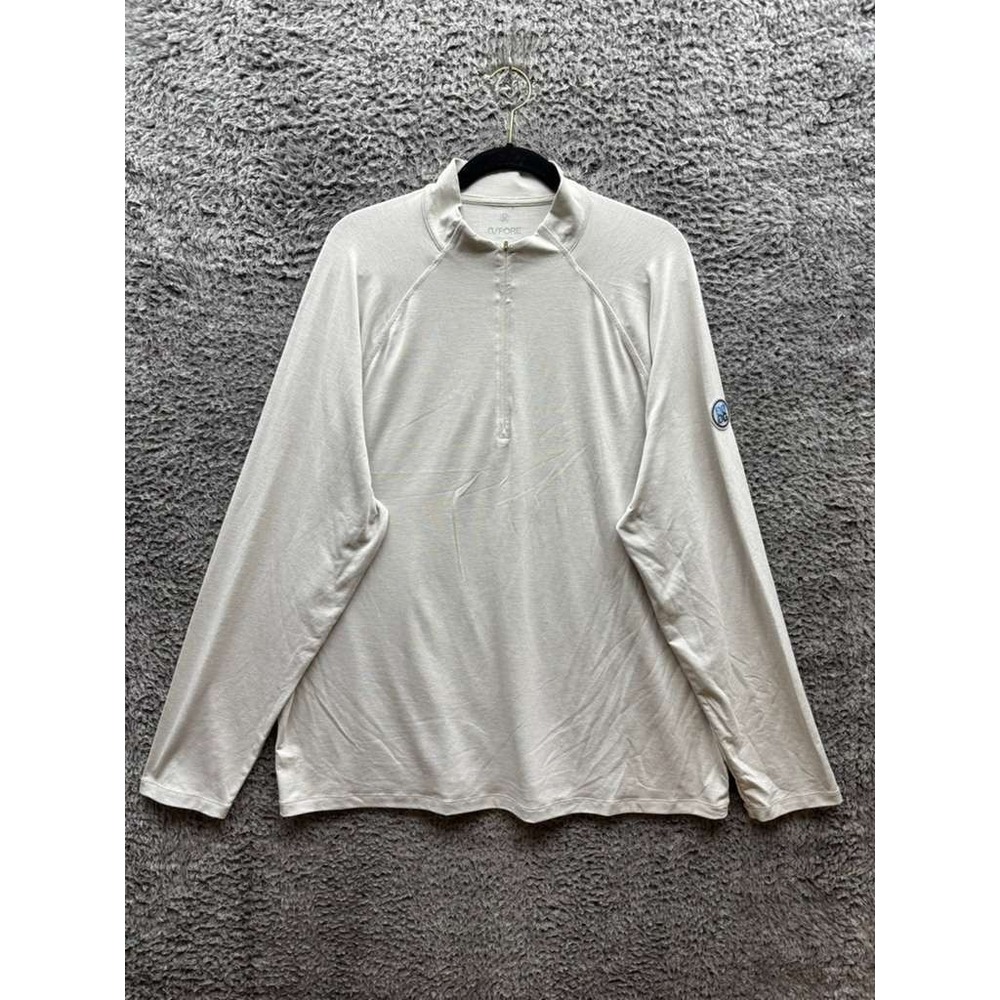 G/Fore Luxe Staple Mid-Tech Quarter Zip Long Sleeve Golf Shirt Mens Size XXL